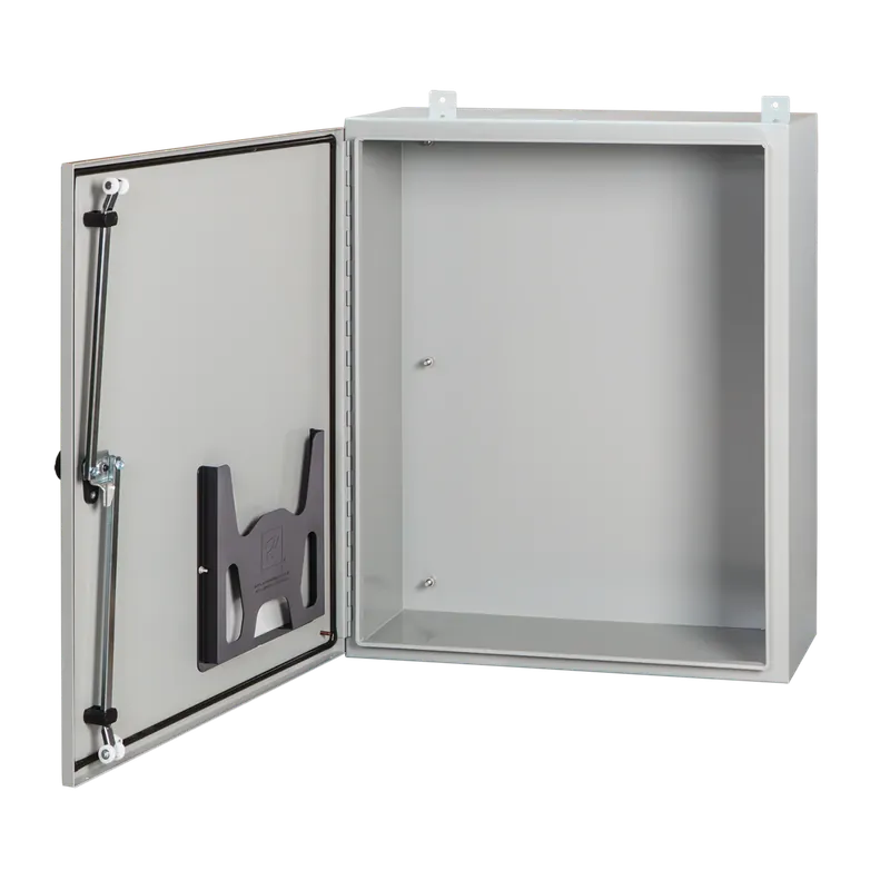 Hoffman A24H20BLP3PT Continuous Hinge Enclosure with 3-Point Latch 24x20x8