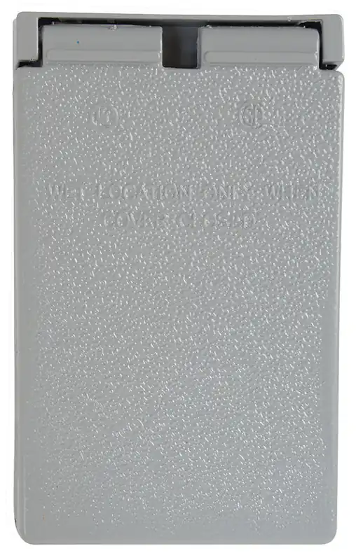 Pass & Seymour CA8-GVFS cast weatherproof cover duplex receptacle vertical