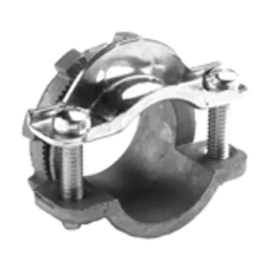 Nsi 664-DC2 Connector Strap Two Screw Zinc Die Cast Round Cable 1-1/4 Inch