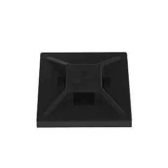 Panduit ABMM-AT-D0 Cable Tie Mount Adhesive Backed High Temperature 4-Way (500-Pack)
