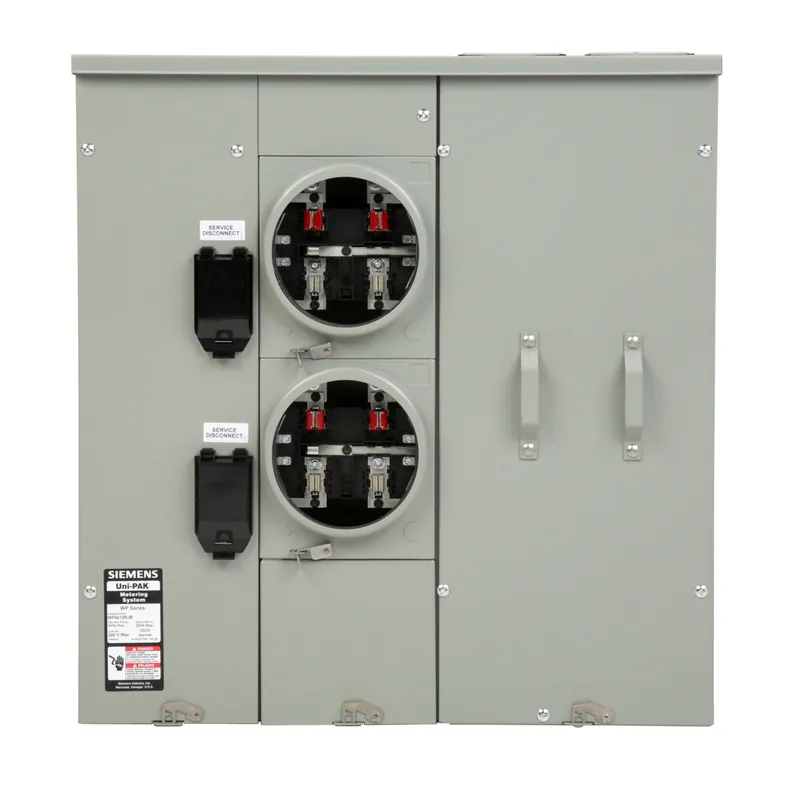 Siemens WP4212RJB Meter Pak 400 Amp 2 Gang