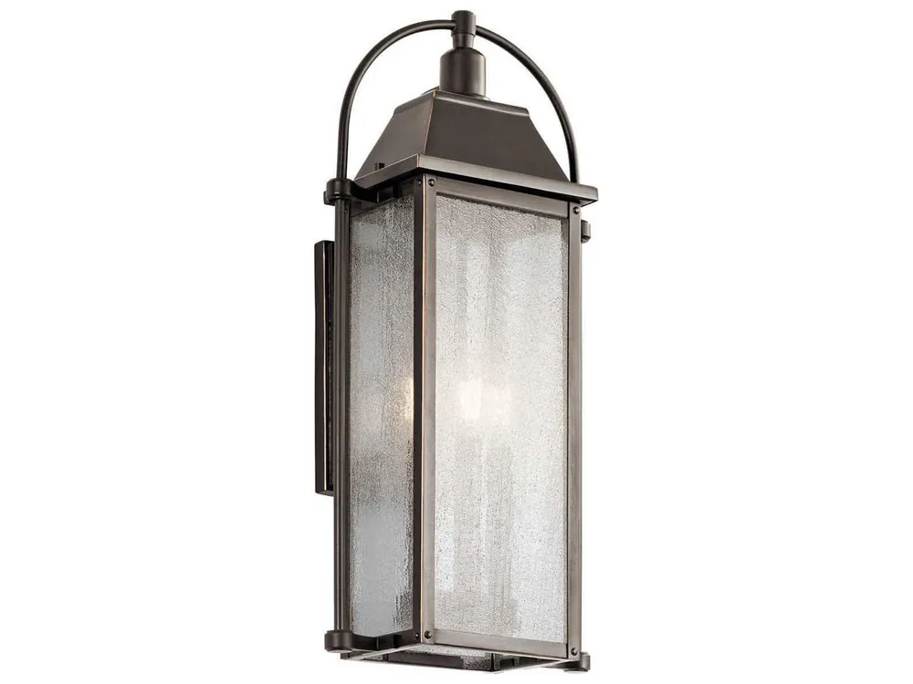 Kichler Lighting 49715OZ Harbor Row 60W 3-Light Outdoor Wall Lantern