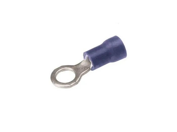 Burndy TP188RBG25 Vinyl Ring Terminal For 22 - 18 AWG