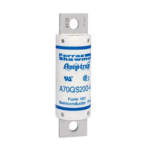 Mersen A70QS200-4 High Speed Fuse Amp-Trap 700VAC/700VDC 200A Bolted Blade