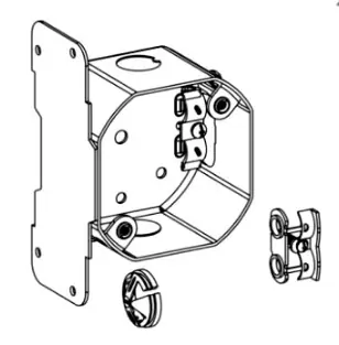 Orbit FSDB-FB Fan Support Deep Box 4 inches Di, 2-1/8 inches Deep, FB Bracket