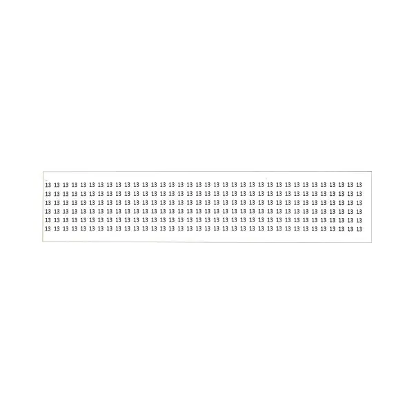 Nsi WMC-13 Wire Marker Card 13