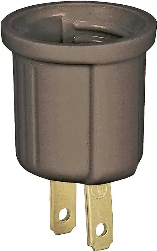 Cooper Wiring 738b-box Keyless Lamp Socket Adapter 660 Watts, 250 Volts
