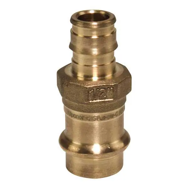 Uponor LFP4515050 ProPEX x Copper Press 1/2 inches x 1/2 inches Adapter