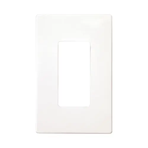 Cooper Wiring PJS26W Wallplate 1-gang Decor Screwless White