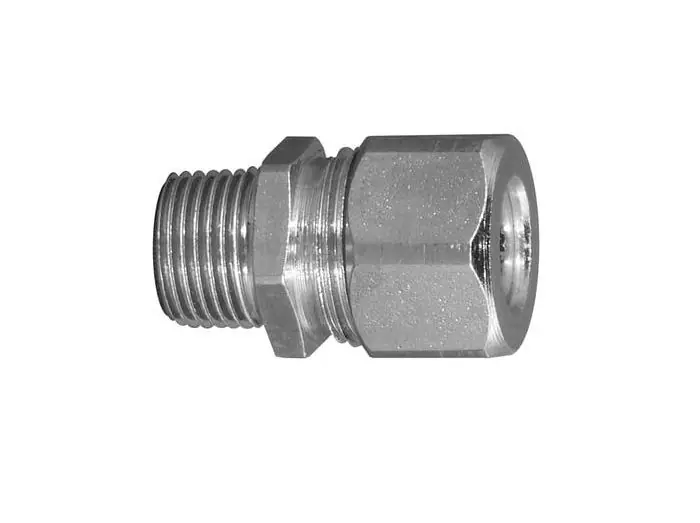 Appleton CG-115150S 1-1/2 inches Aluminum Straight Cord Connector