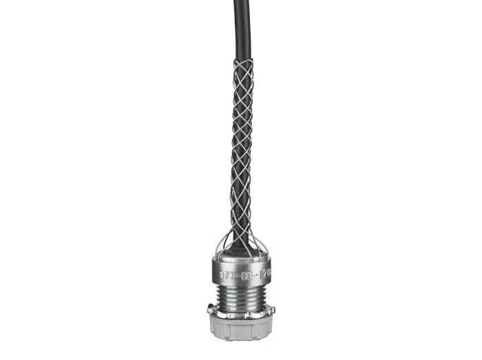 Bryant BDSR73 Wide Range Strain Relief, Bus Drop Grip, .73-.97 inches, 1 inches, Steel