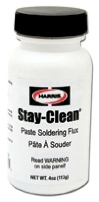 Harris 40027 Stay-Clean Paste Soldering Flux 4 oz Bottle SCPF4