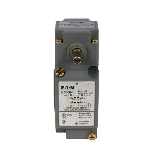 Eaton E50NN1 NEMA Heavy Duty Plug-In Limit Switch