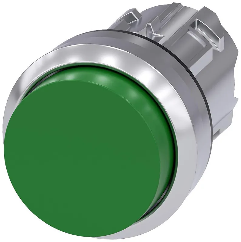 Siemens 3SU10500BB400AA0 Pushbutton 22mm Metal Momentary Extended