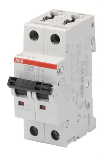 Abb st202m-k20 mcb st200m 2p k 20a ul 1077