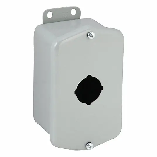 Hoffman ED1PB1 Drawn Pushbutton Enclosures Type 4, 1PB x 30.5mm