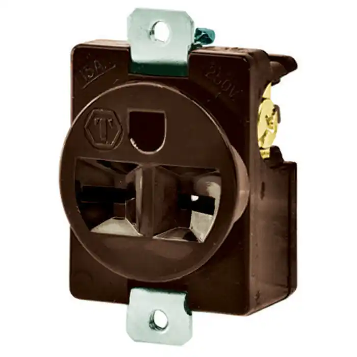 Bryant 5684 Single Receptacle Outlet 15A 250V