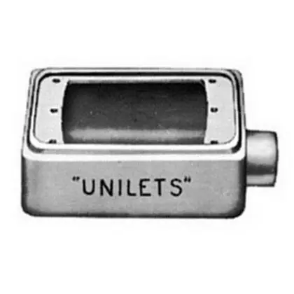 Appleton FS-1-100-A 1-gang 1 inches hub aluminum device box
