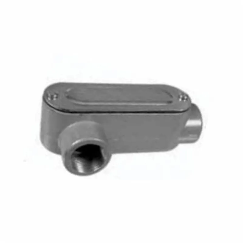 Topaz LR10CG LR Type Conduit Body, Die Cast Aluminum, Wall Mount, Hub Size-4 inches