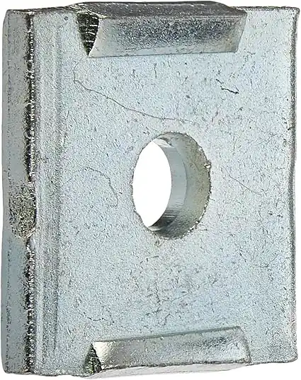 Versabar VF-1101-N-3/8 Notched Square Washer 3/8 inches Clearance (25/Box)