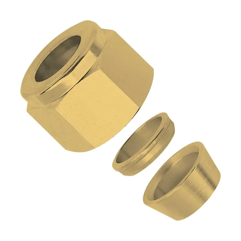 Tylok b-dncset-4-5 Double Ferrule Tube Set 1/4 in Brass