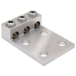Burndy K3A31U4N Al Universal Terminal, 3-Conductor, 4-Hole