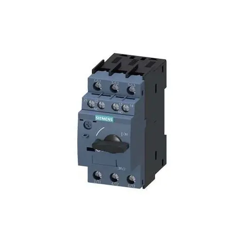 Siemens 3RV20211FA15 Circuit Breaker for Motors S0 3.5-5A Screw w/Aux 1NO/1NC 3RV2 Series