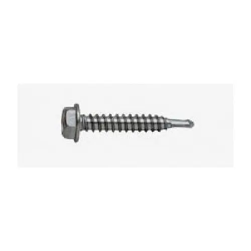 Minerallac 79032J Self-Drilling Tek Screw, #10-16, 2 in OAL, Hex Washer Head