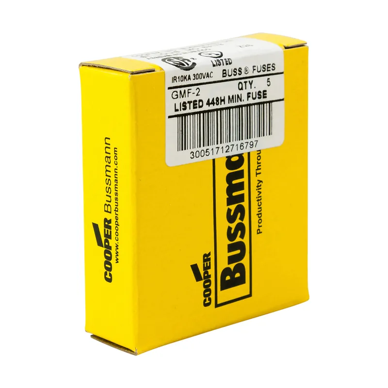Bussmann GMF-2 Buss Small Dimension Fus 2 Amp