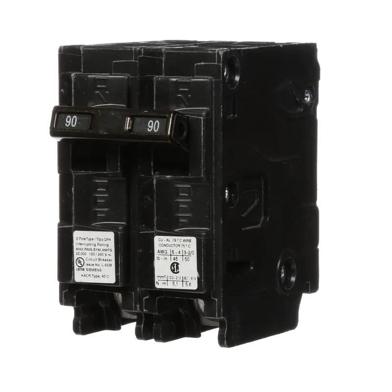 Siemens Q290H Circuit Breaker 90 Amp 2 Pole