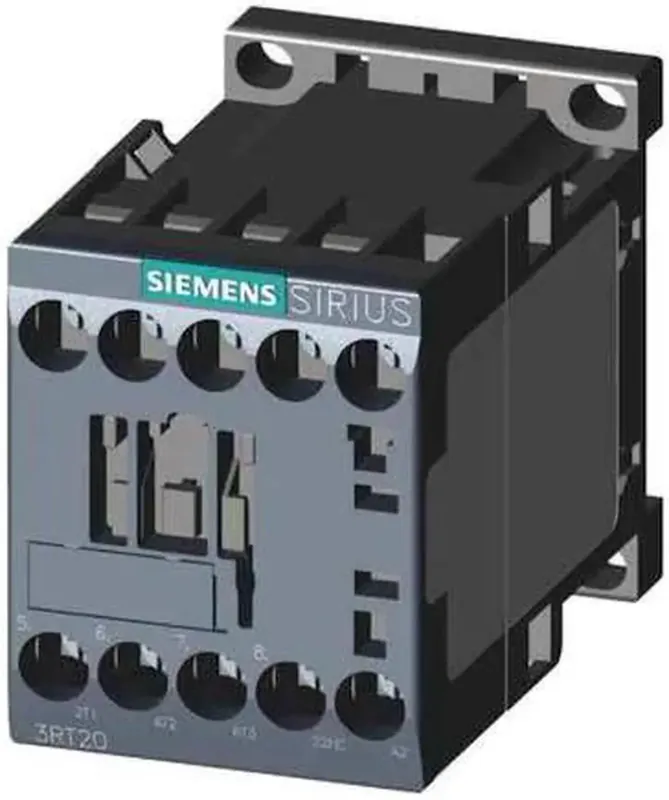 Siemens 3RT20151AB02 Contactor, AC-3, 3Kw/400V, 1NC, AC 24V, 50/60 Hz, 3-Pole, Sz S00 Screw Terminal