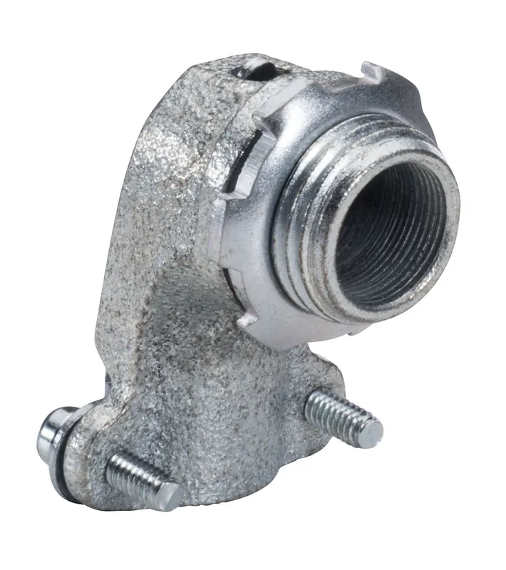 Topaz 102M 90 Angle Squeeze BX-Flex Connector 3/4 inches