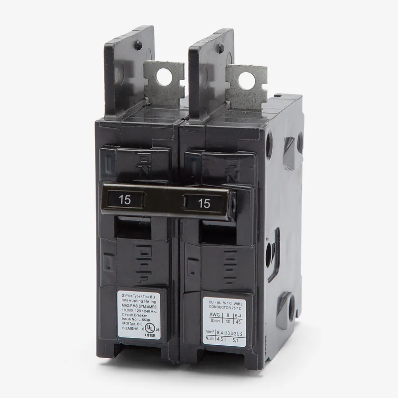 Siemens BQ2B015H Circuit Breaker 15A 2 Pole