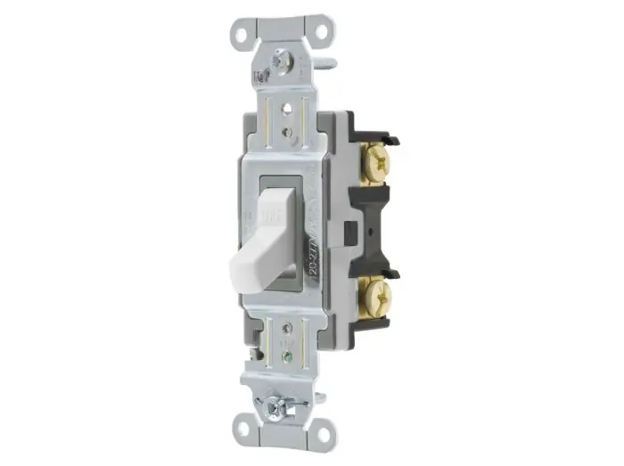 Bryant CSB115BW Wall Switch, 1-Pole, Locking No, Toggle