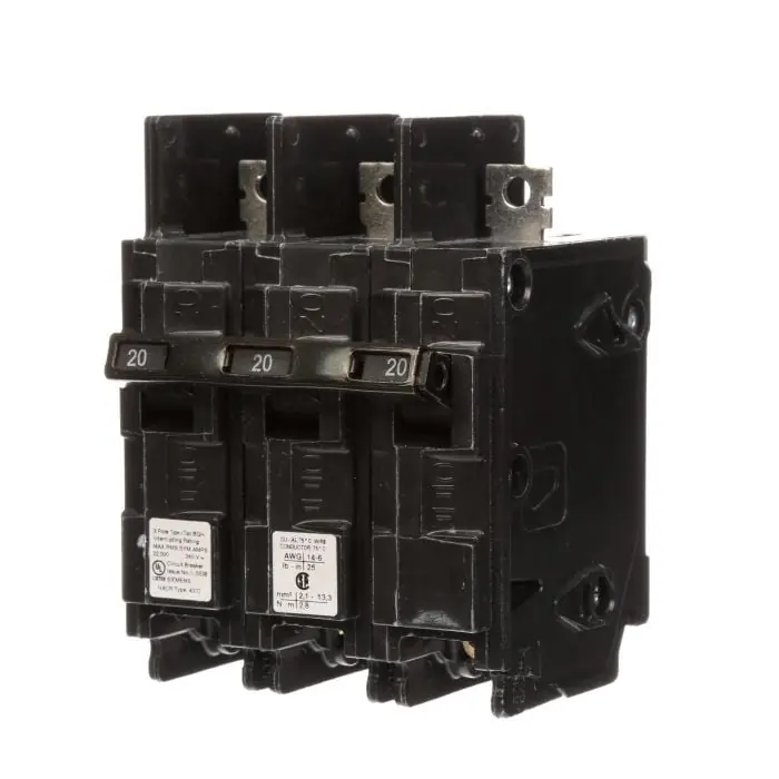 Siemens BQ3B020H Bq 20 Amp, 240V, Circuit Breaker