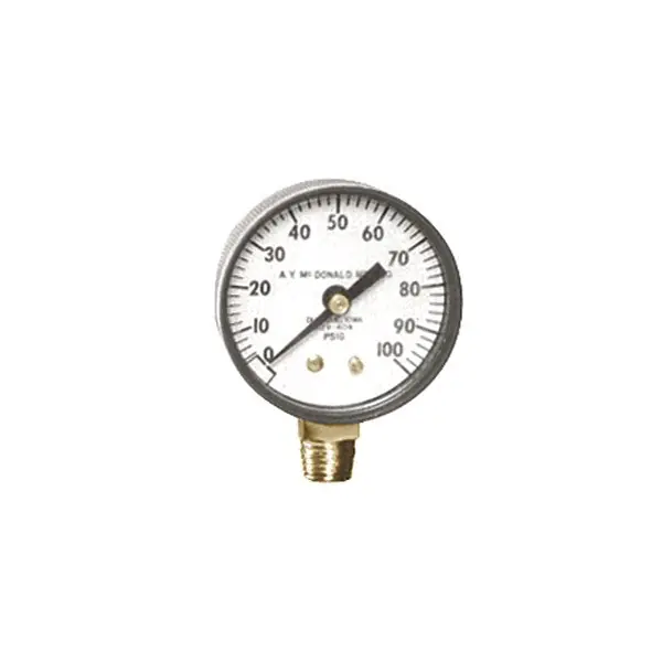 A.Y. Mcdonald 5999-897 7451 Pressure Gauge 1-100 lbs
