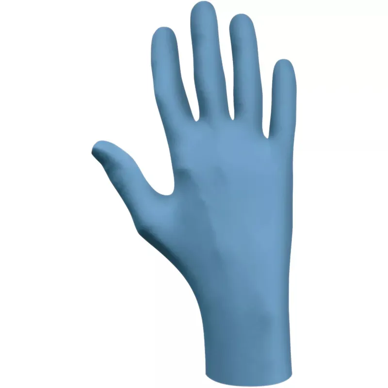 Do It Best 752649 Showa Medium Blue Nitrile Biodegradable Disposable Gloves (100-Pack)