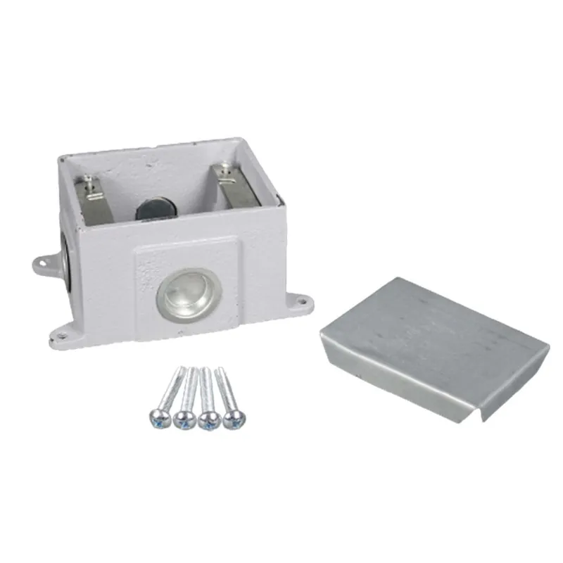 Wiremold 880CS1-1 Omnibox Series Single Gang Cast Iron Floor Box