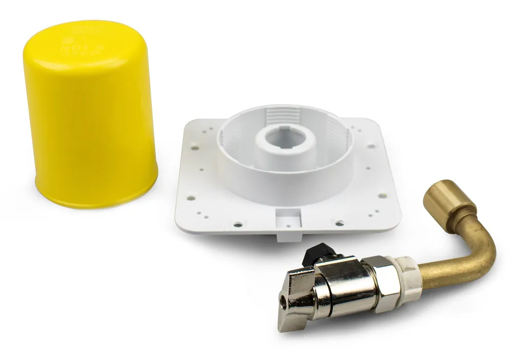 Sioux Chief 699-A1-CR 1/2 inches CPVC Socket Inlet x 3/8 inches Compression ProPlate Single Valve Outlet Panel