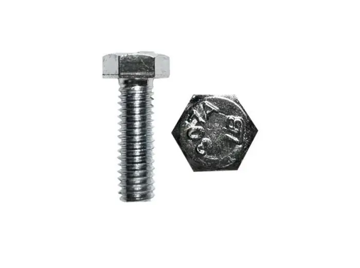 Minerallac 55216J Hex Head Bolt 5/16-18 x 1