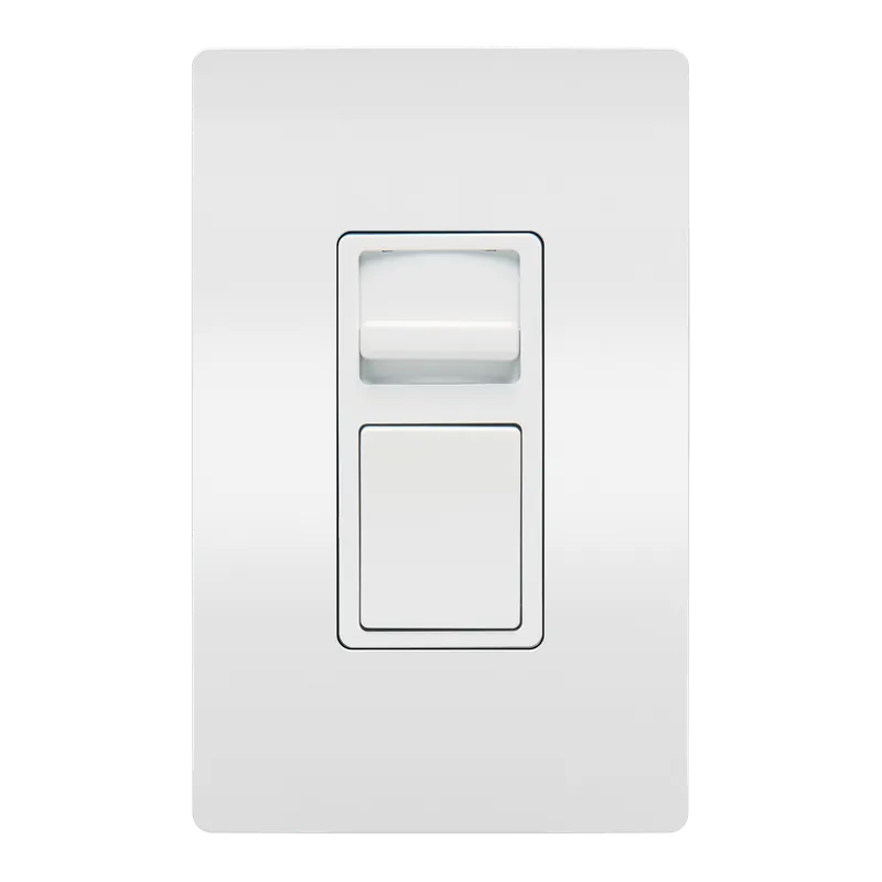 Pass & Seymour WSCL453P-TC Wide Slide Series CFL/LED/Incandescent Single Pole/3-Way Paddle Slide Dimmer