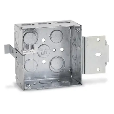 Abb 52171MS1/23/4 Square Box 30.3 Cubic Inches (4 Inch Square x 2-1/8 Inch Deep)