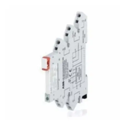 Abb 1SVR405541R3110 Interface Relay Module, SPDT, 6A, 24VAC, Screw Terminal, CR-S Series