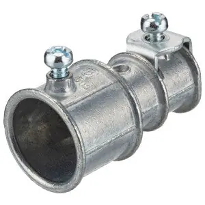 Nsi 4057-DC Mighty-Merge Zinc Die Cast EMT Set-Screw to Flexible Set-Screw Combination Coupling