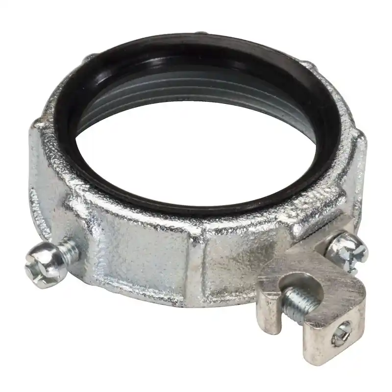 Topaz 338M 3 inches Malleable Insulated Grounding Rigid Bushing