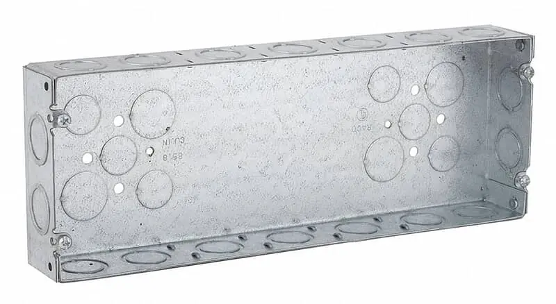 Raco 954 Gang Box 1-5/8 in. Deep 85.8 cu. in. 5-Gang