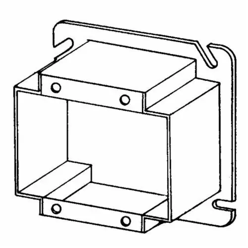 Appleton 857-150 4-11/16 S Cover 1-1/2 Raised 2-Device