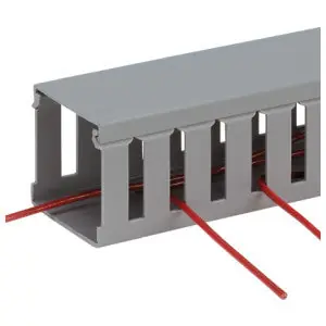 Panduit G.75X.75LG6 Type G Wide Slot Wiring Duct, .75 in.w x .75 in. h, 6ft