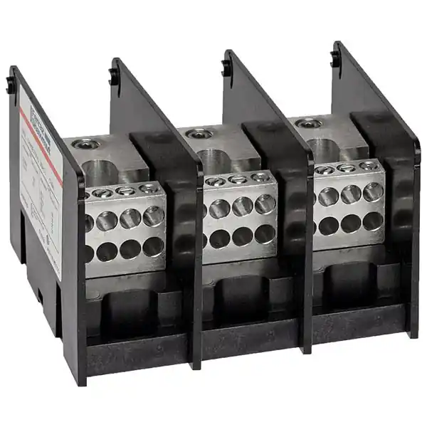 Mersen MPDB67633 MPDB Series Open-Style Power Distribution Block 3-Pole