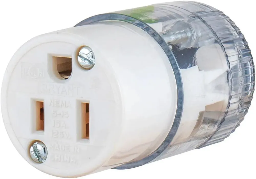 Bryant 8269T Straight Blade Connector 15A 125V NEMA 5-15R